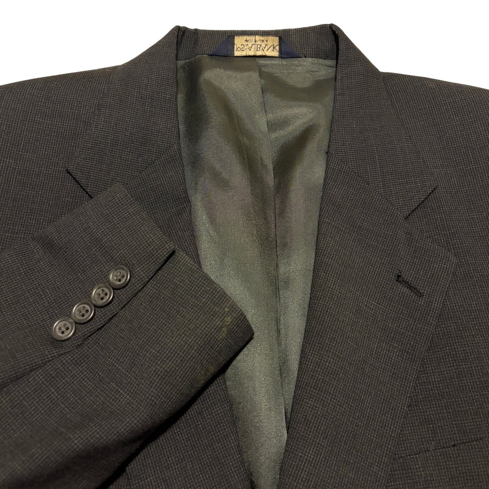 Jos. A. Bank Business Express Gordon Blazer 44XL Charcoal Gray‎ 100% Wool USA
